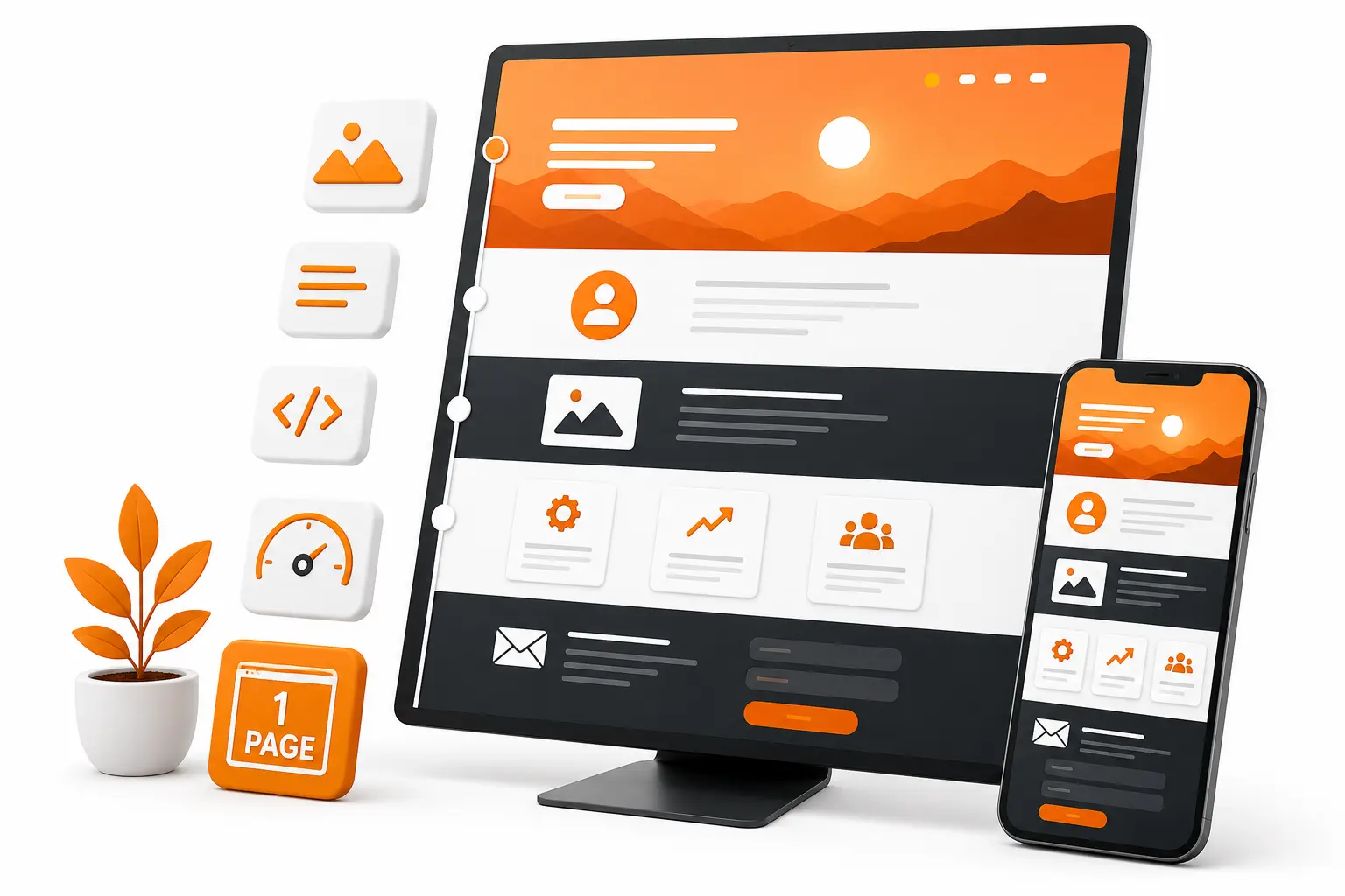 Single Page Website Design Single Page Website Design